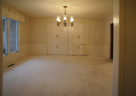 TV Room Before as Dining Room